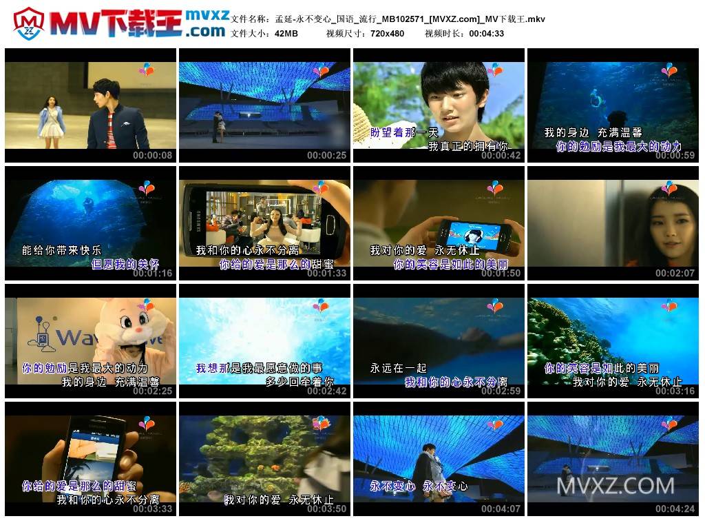 孟延-永不变心_国语_流行_MB102571